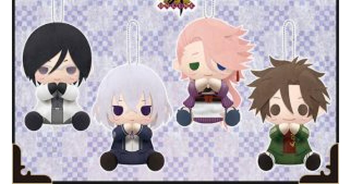 刀剣乱舞　ちび刀剣男士ストラップ　第二弾　一期一振　薬研　厚　乱　骨喰 刀剣乱舞 ちび刀剣男士ストラップ 第二弾 一期一振 薬研 厚 乱