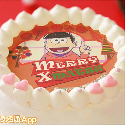 おそ松さん プリントケーキ マカロンに17年クリスマス柄が仲間入り ビーズログ Com