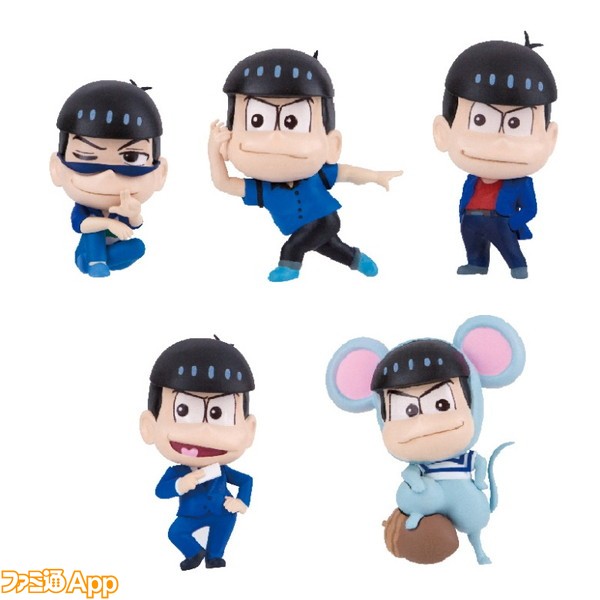 おそ松さん 5種類の衣装に身を包んだ6つ子のフィギュア登場 第1弾はおそ松とカラ松 ビーズログ Com