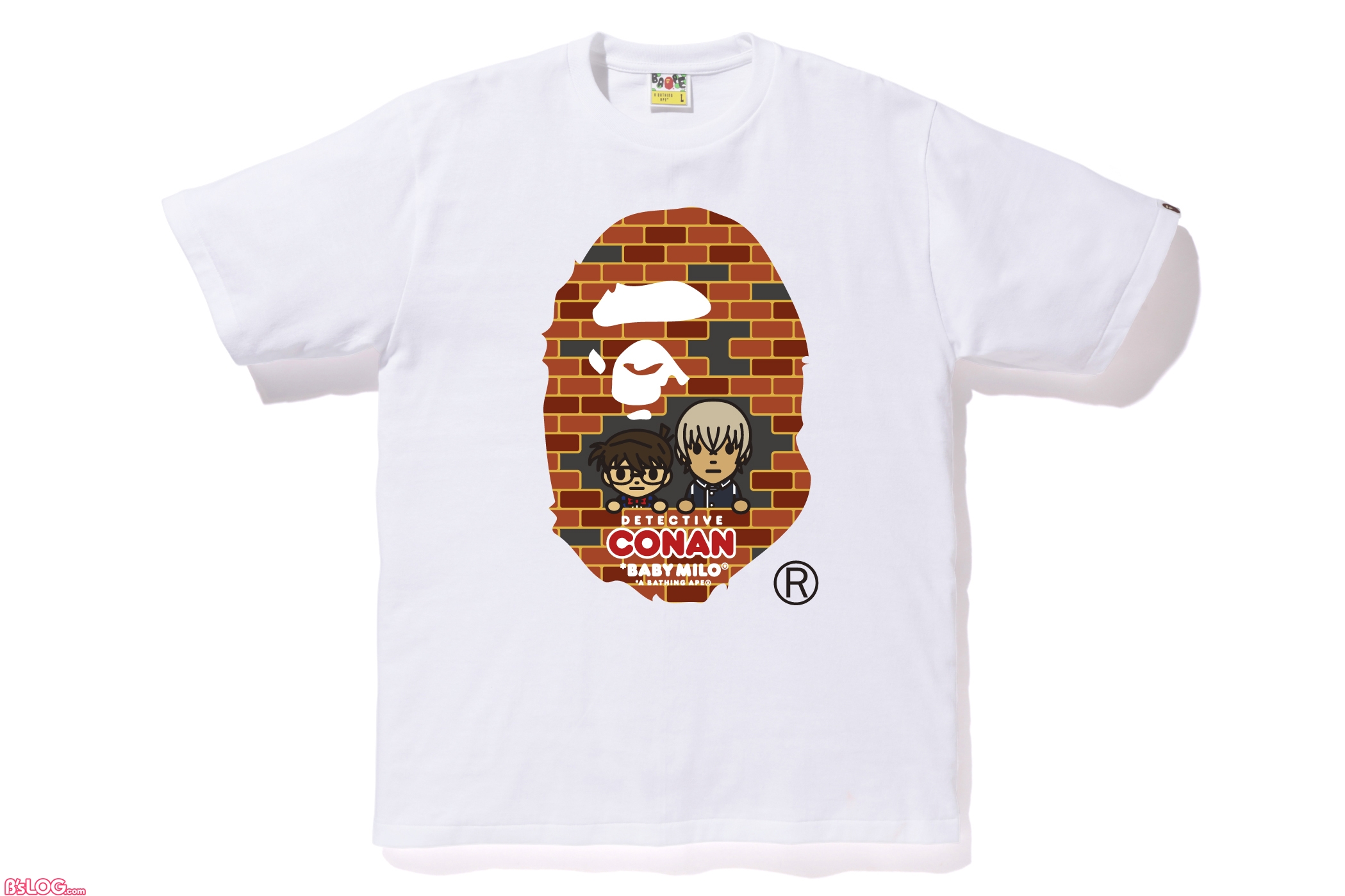 BAPE X CONAN APE HEAD TEE M_WHT_A