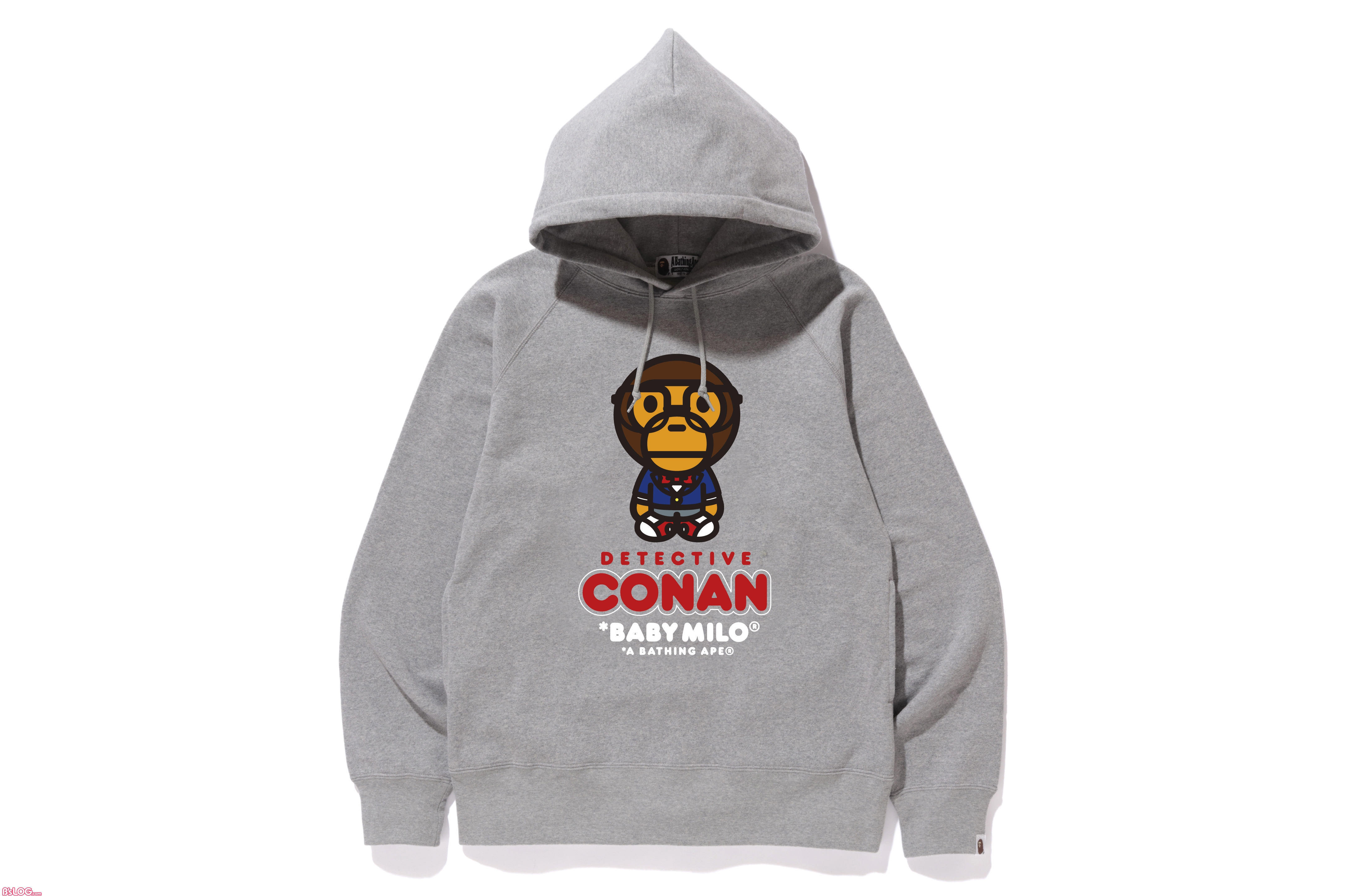 BAPE X CONAN MILO PULLOVER HOODIE M_GRA_A