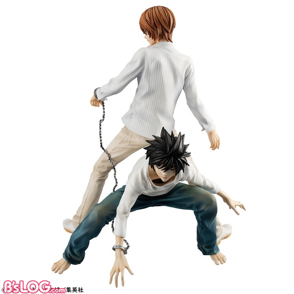 Death Note 手錠で繋がれた夜神月とlのハイクオリティフィギュアが登場 3 8より予約スタート ビーズログ Com