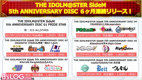 THE IDOLM@STER SideM 5th ANNIVERSARY DISC シリーズ②