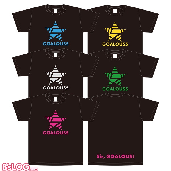 GOALOUS5メンバーTシャツ（全5種）